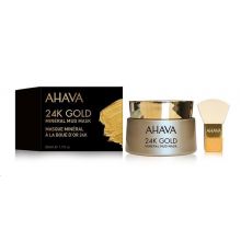 Ahava 24K Gold Mineral Mud Mask Μάσκα Ενυδατική Που Χαρίζει Σφριγηλότητα Και Λάμψη Στο Δέρμα 50ml
