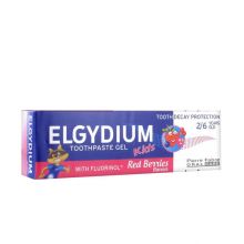 Elgydium Παιδική Οδοντόκρεμα Κόκκινα Φρούτα κατά της Τερηδόνας 50ml 1000ppm Ιόντων Φθορίου