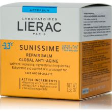 Lierac Sunissime Repair Balm Global Anti-Aging Με Cryo Effect Tecnnology 40 ml